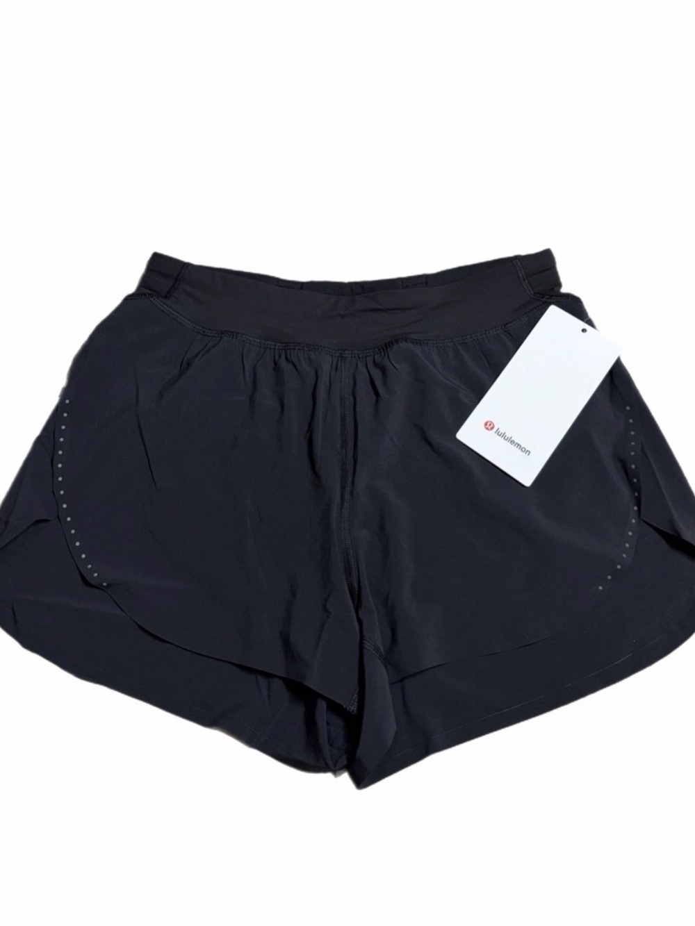 NWT Lululemon Fast & Free High-Rise Split Short 3" (Black) Size S